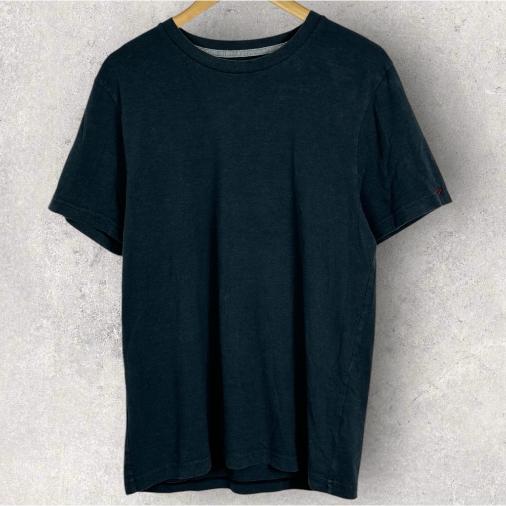 Rhone Tee Heathered Black Mens Size Large Short Sleeve Crew Neck T-Shirt Active‎